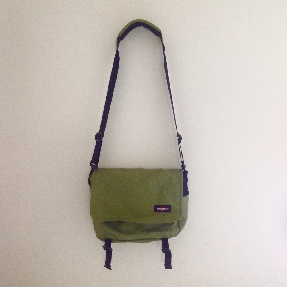 Eastpak green shoulder bag